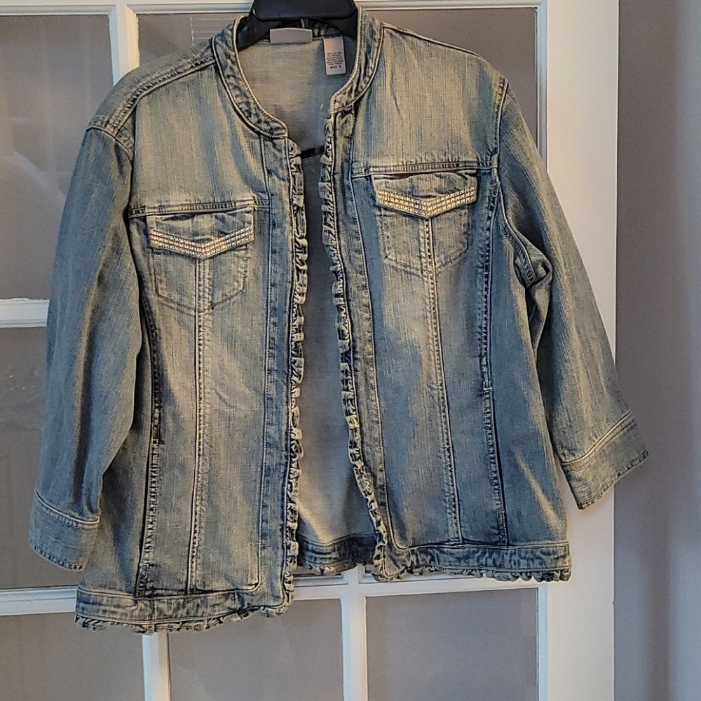 NWT chicos denim jacket